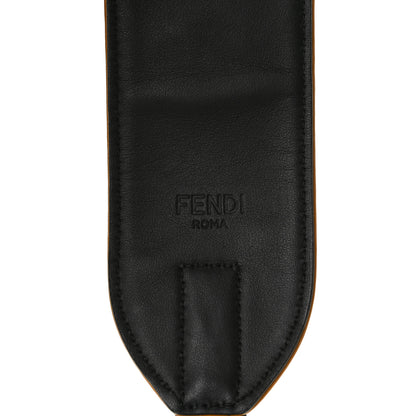 Fendi X FILA Glazed Fabric FF 1974 Mania Strap You Black White 4 of 7