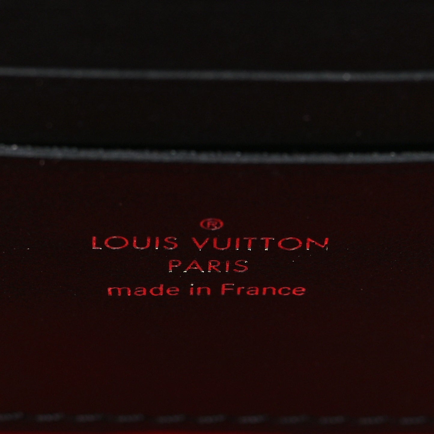 Patent Calfskin Laced Monogram Dauphine Chain Wallet Black