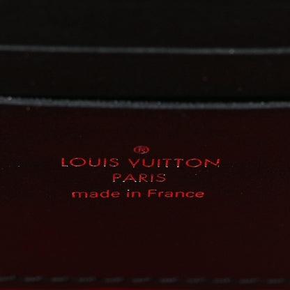 Louis Vuitton Patent Calfskin Laced Monogram Dauphine Chain Wallet Black 6 of 8