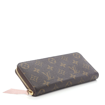 Louis Vuitton Monogram Clemence Wallet Rose Ballerine 3 of 6