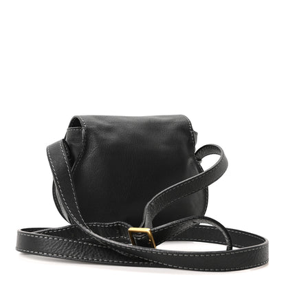 Chloe Calfskin Mini Marcie Round Crossbody Bag Black 3 of 10