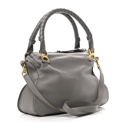 Chloe Calfskin Medium Marcie Satchel Cashmere Grey 3 of 15
