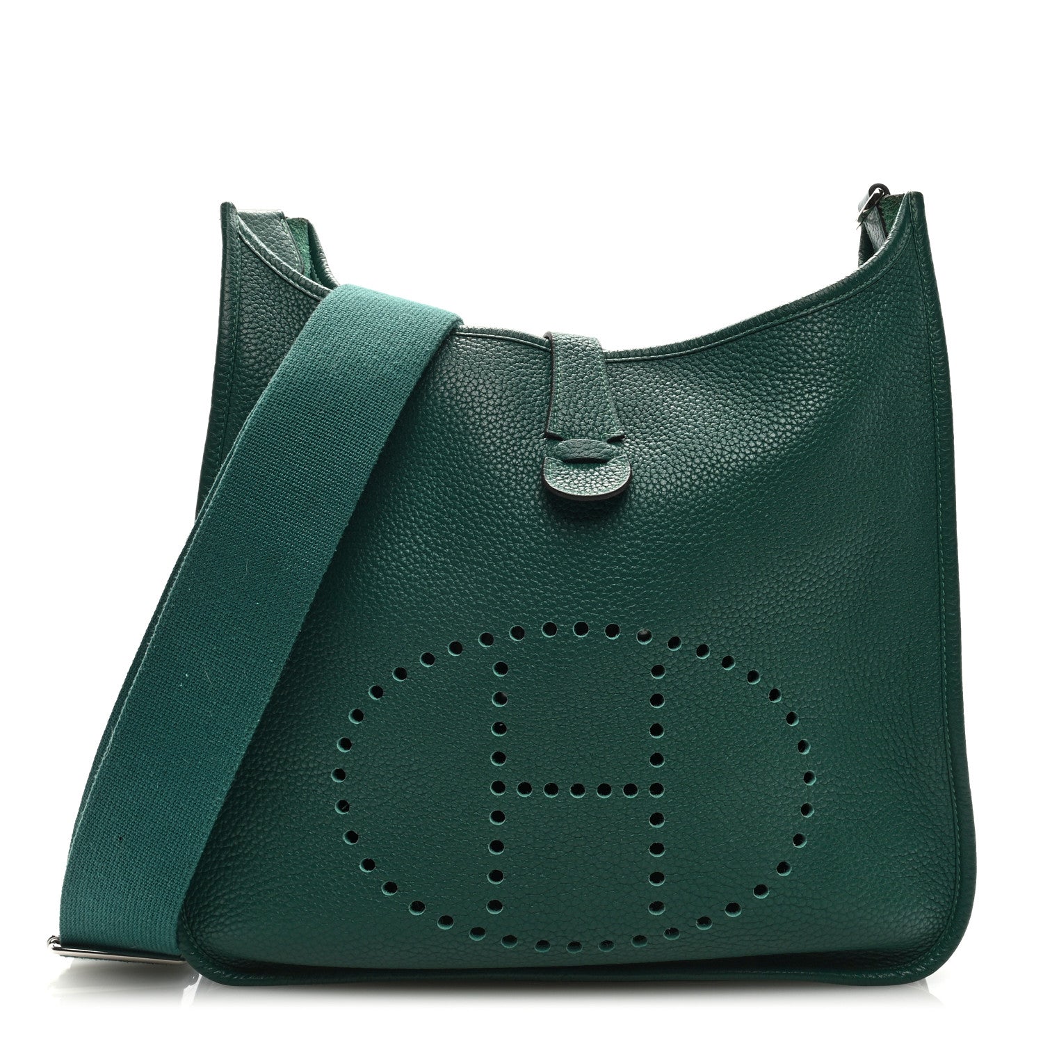 Hermes Taurillon Clemence Evelyne III PM Malachite 1 of 8