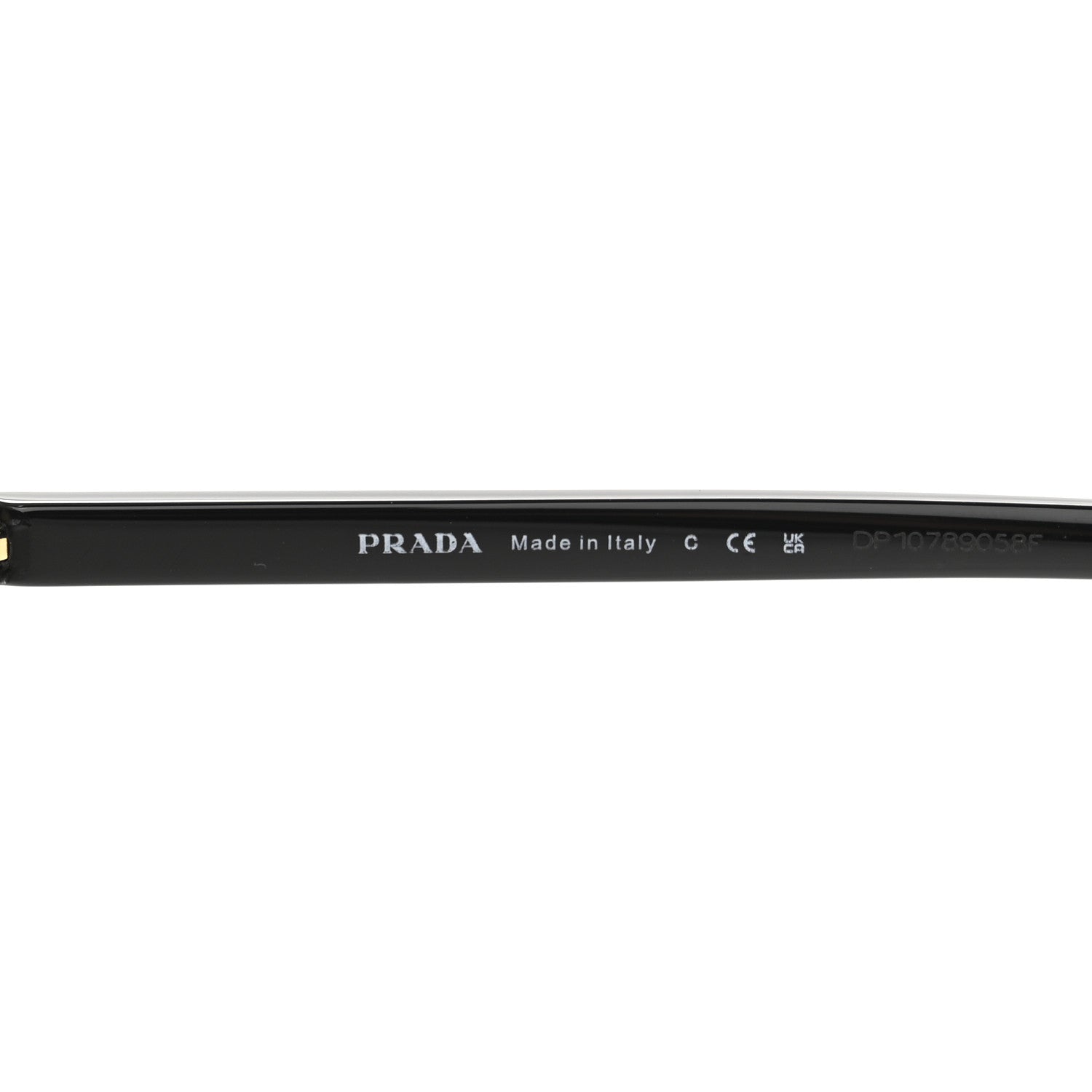 Prada Metal Shield Sunglasses SPR 69Z Gold Green 6 of 8