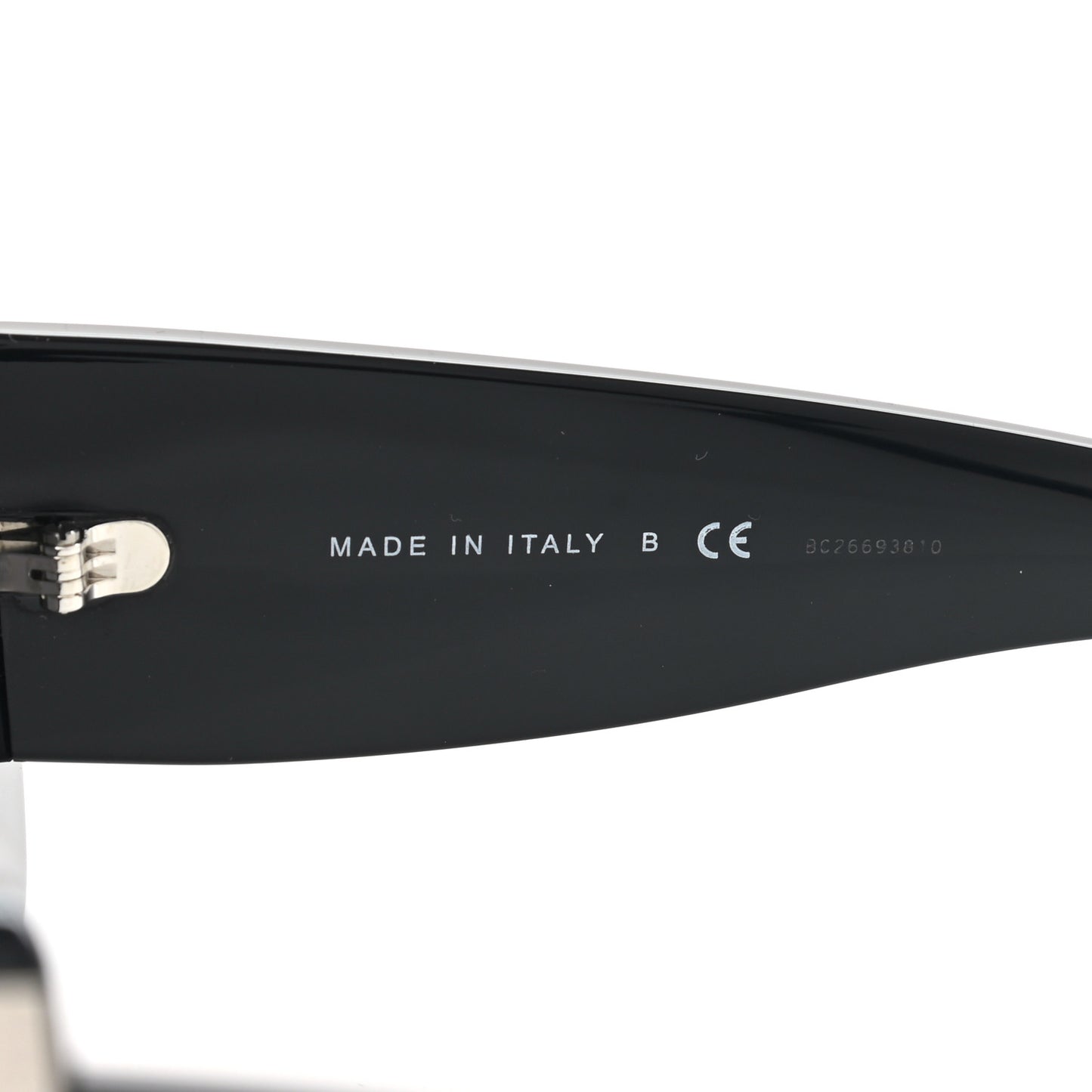 Acetate Rectangle Sunglasses 5435 Black Grey