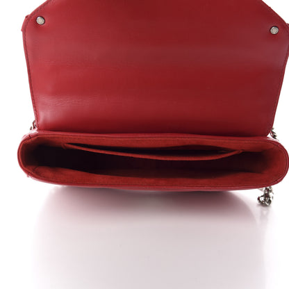 Louis Vuitton Calfskin New Wave Chain MM Ecarlate 5 of 10