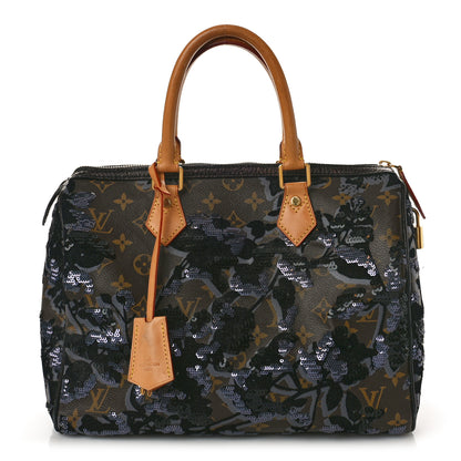 Louis Vuitton Monogram Fleur De Jais Sequins Speedy 30 1 of 11