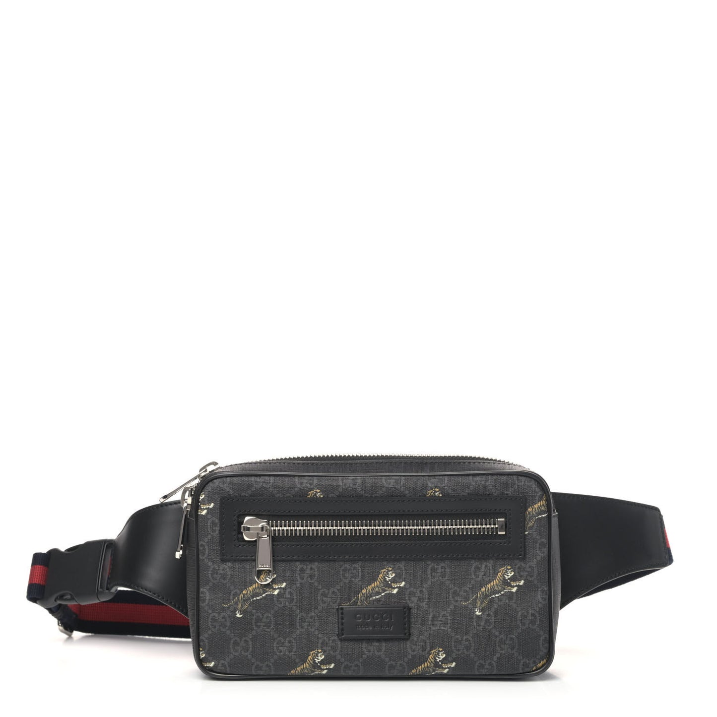 Soft GG Supreme Monogram Tigers Belt Bag Black Multicolor
