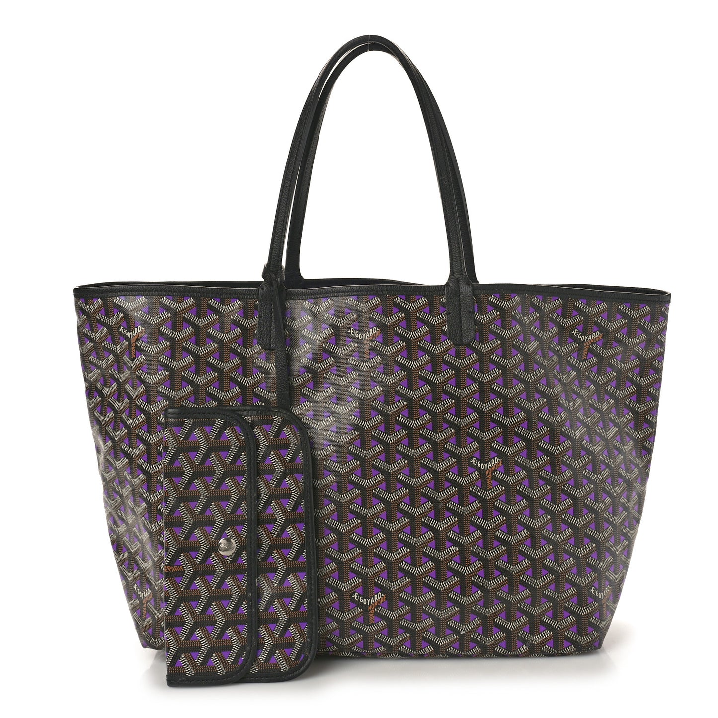 Goyardine Saint Louis Claire Voie PM Black Violet