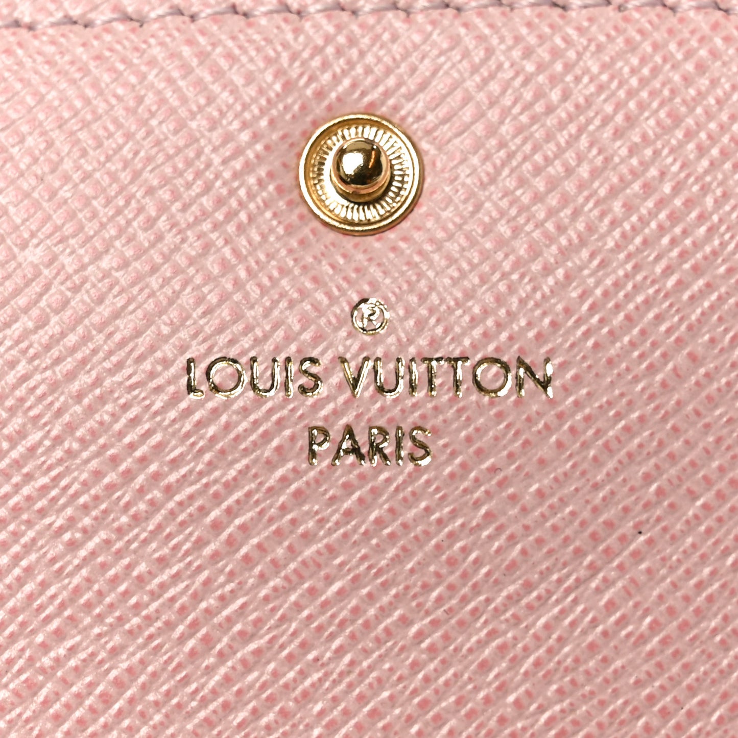 Damier Azur Emilie Wallet Rose Ballerine