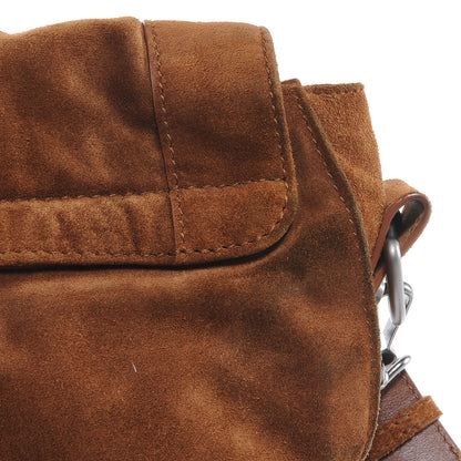 Balenciaga Baby Daim Suede Neo Folk Messenger Chataigne 5 of 9