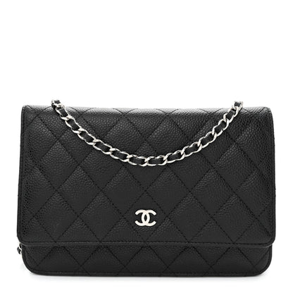 Chanel Caviar Quilted Wallet on Chain WOC Black 1 of 11