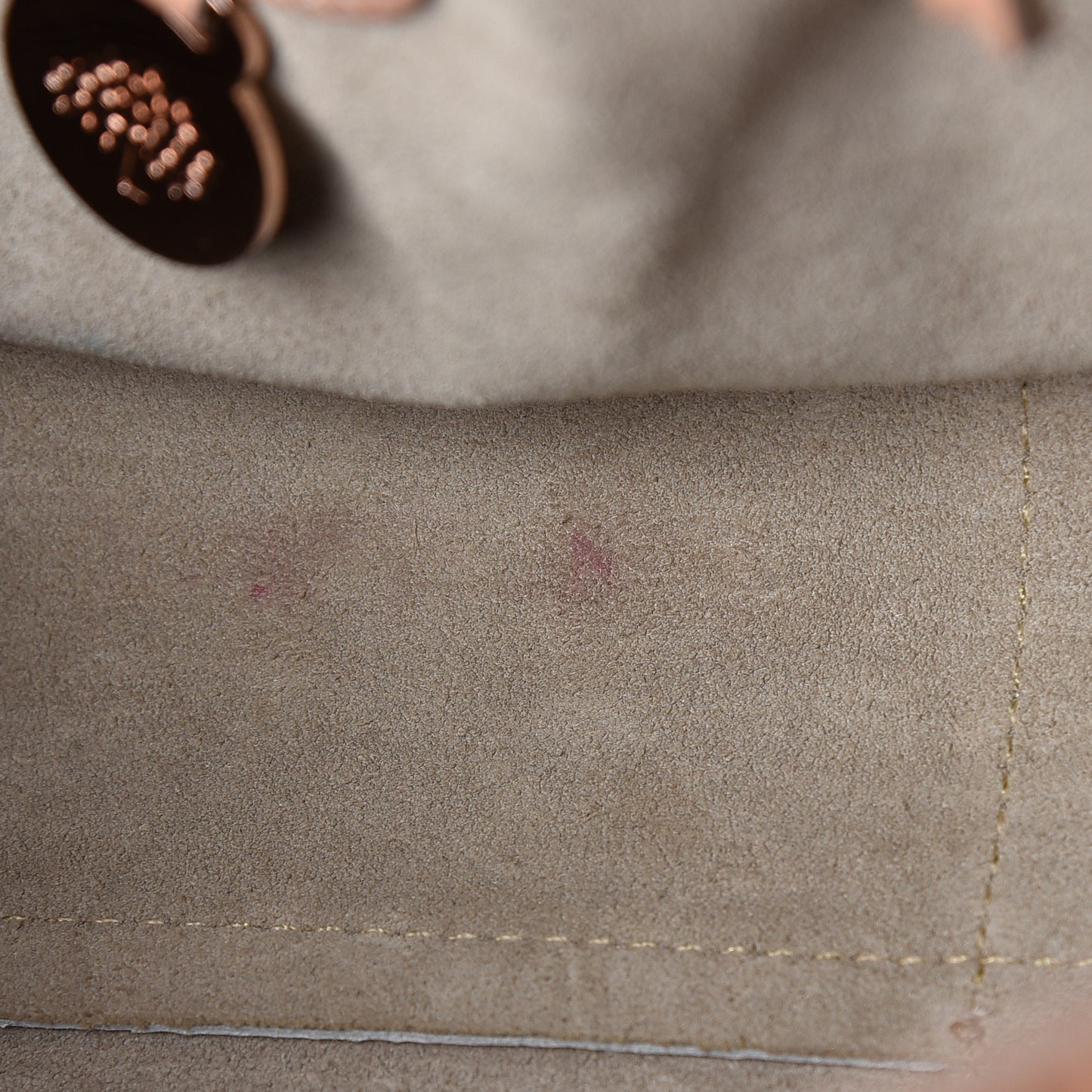Wrinkled Patent Small Bayswater Plaster Pink