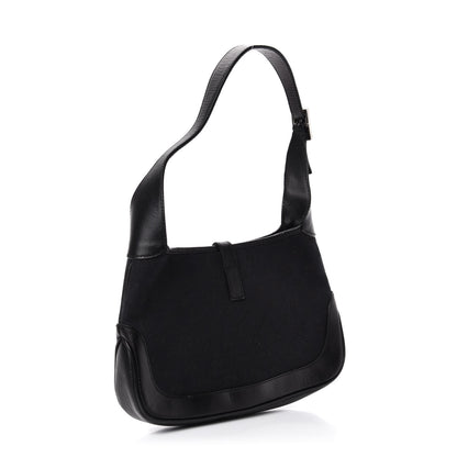 Gucci Monogram Small Jackie O Hobo Black 3 of 10