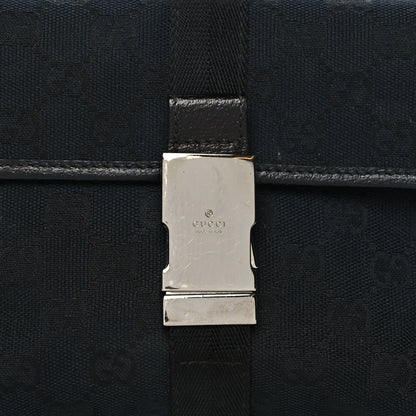 Gucci GG Monogram Web Buckle Belt Bag Black 8 of 11