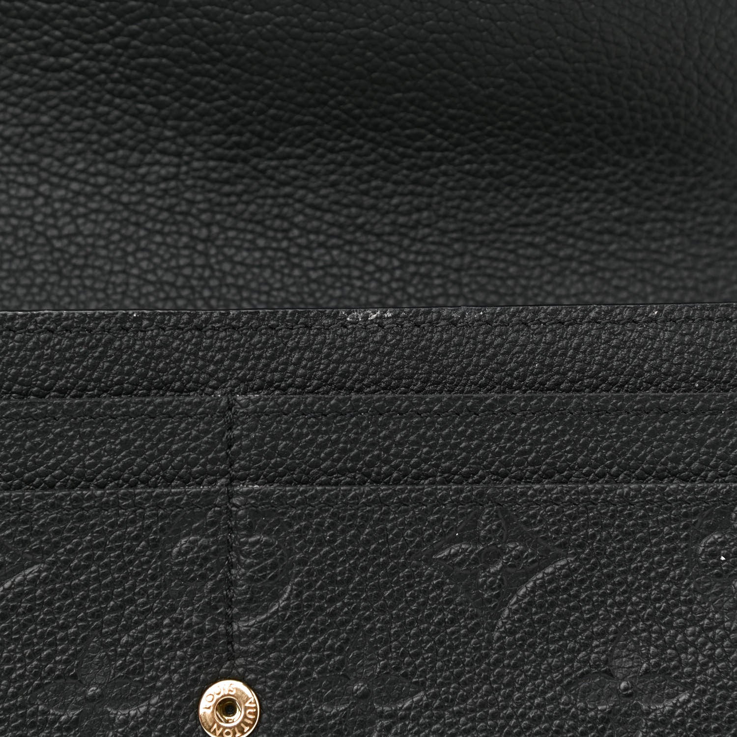 Louis Vuitton Empreinte Sarah Wallet NM Black 7 of 7