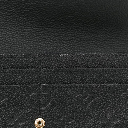 Louis Vuitton Empreinte Sarah Wallet NM Black 7 of 7