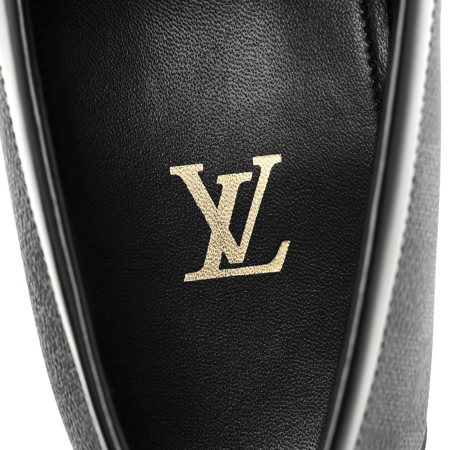 Louis Vuitton Damier Graphite Calfskin Mens Major Loafers 8 8 of 9