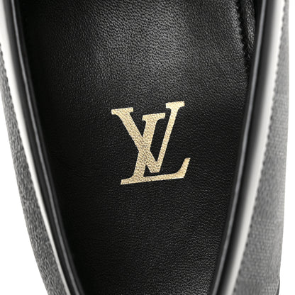 Louis Vuitton Damier Graphite Calfskin Mens Major Loafers 8 8 of 9