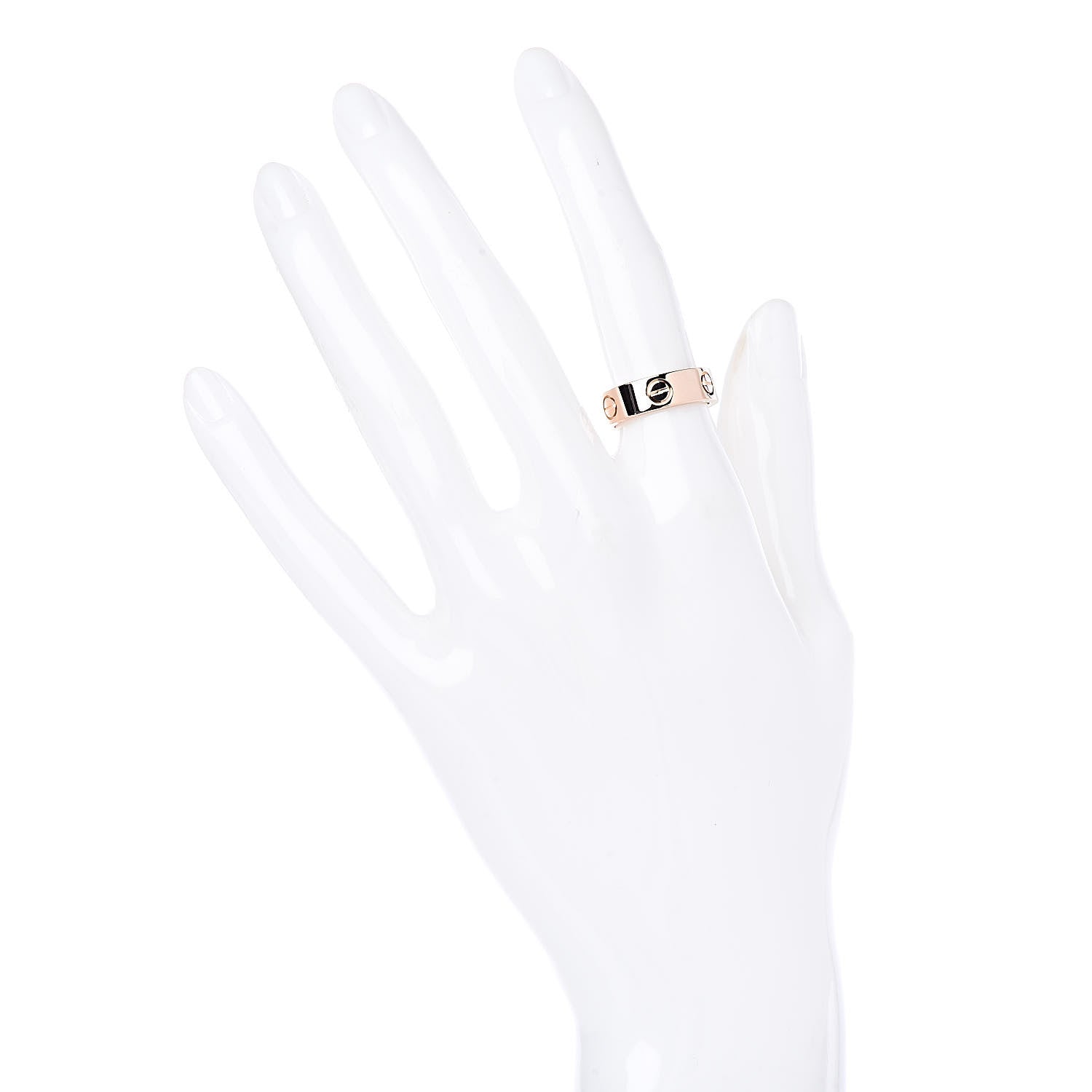 Cartier 18K Pink Gold 5.5mm LOVE Ring 50 5.25 2 of 5