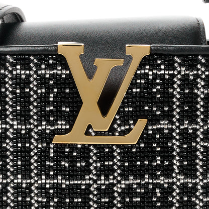 Louis Vuitton Bead Satin Embroidered Mini Capucines Black 7 of 10