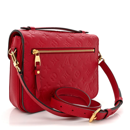 Louis Vuitton Empreinte Pochette Metis Scarlet 3 of 12