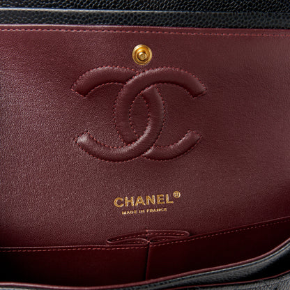Chanel Caviar Quilted Medium Double Flap Black 6 of 11