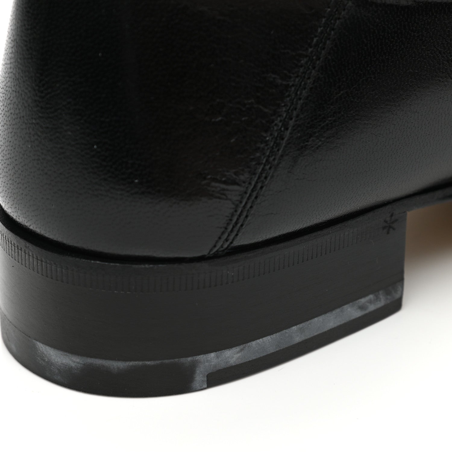 Gucci Goatskin Womens Horsebit Mid-Heel Loafers 40 Black 10 of 11