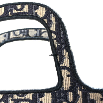 Christian Dior Oblique Mini Book Tote Blue Multicolor 10 of 10