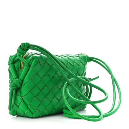 Bottega Veneta Nappa Intrecciato Mini Loop Camera Bag Parakeet 3 of 9