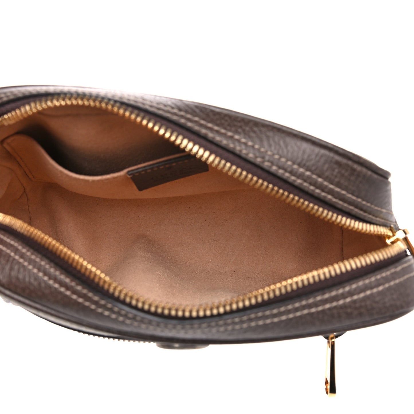 GG Supreme Monogram Web Small Ophidia Belt Bag 85 34 Dark Brown