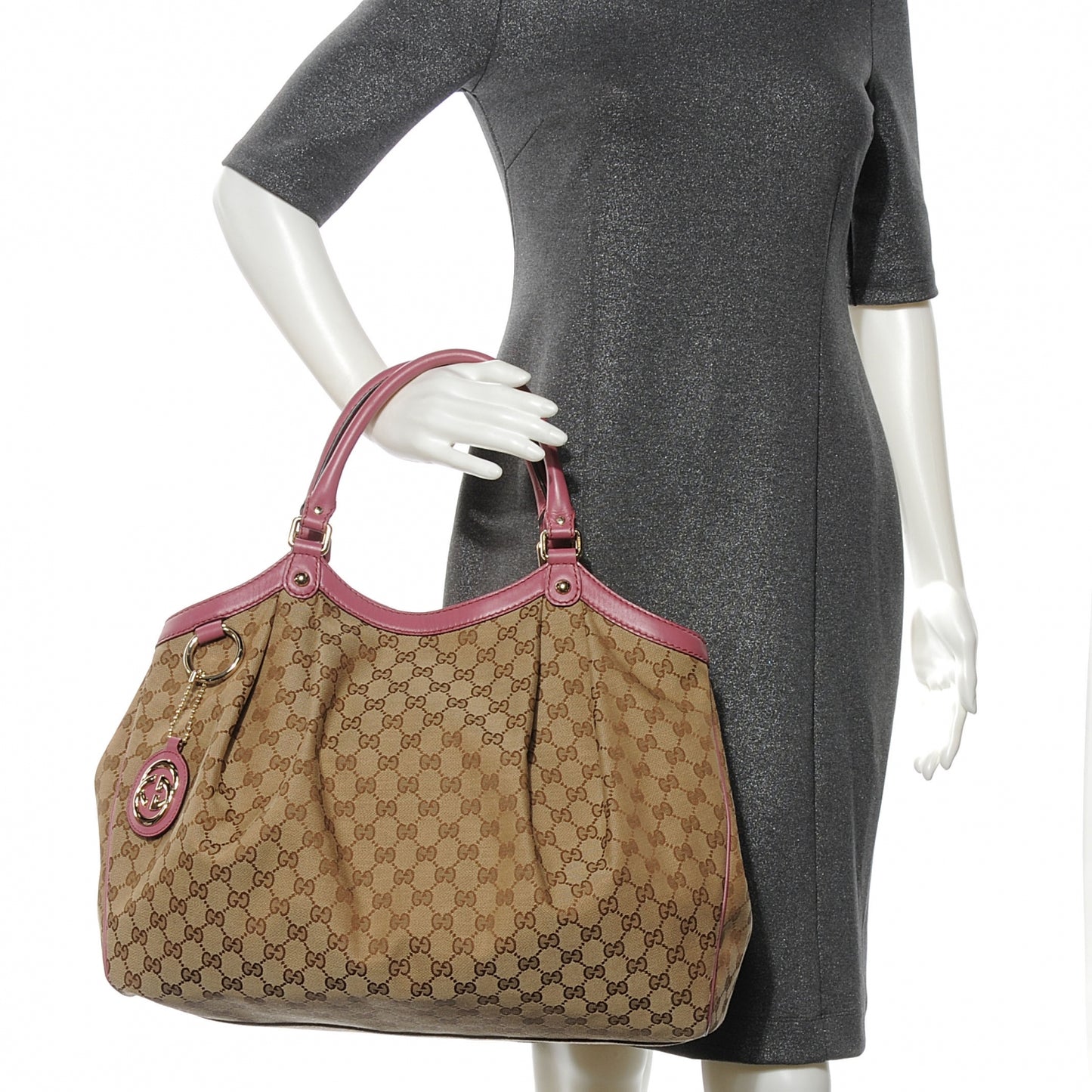 Monogram Large Sukey Pink