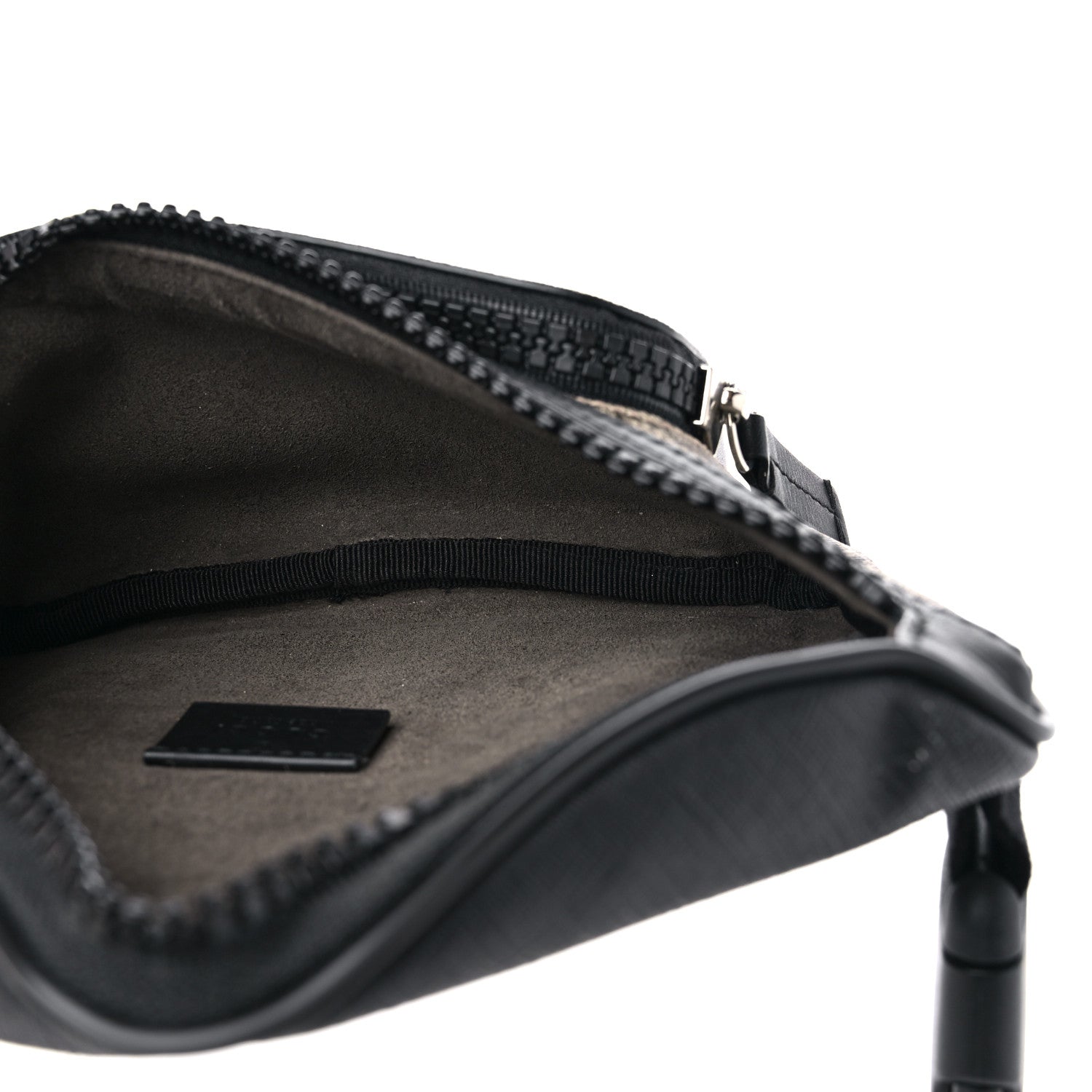 Gucci GG Supreme Monogram Belt Bag Black 4 of 9
