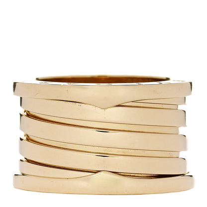 Bulgari 18K Yellow Gold B.Zero1 Five-Band Anniversary Ring 53 6.25 1 of 6