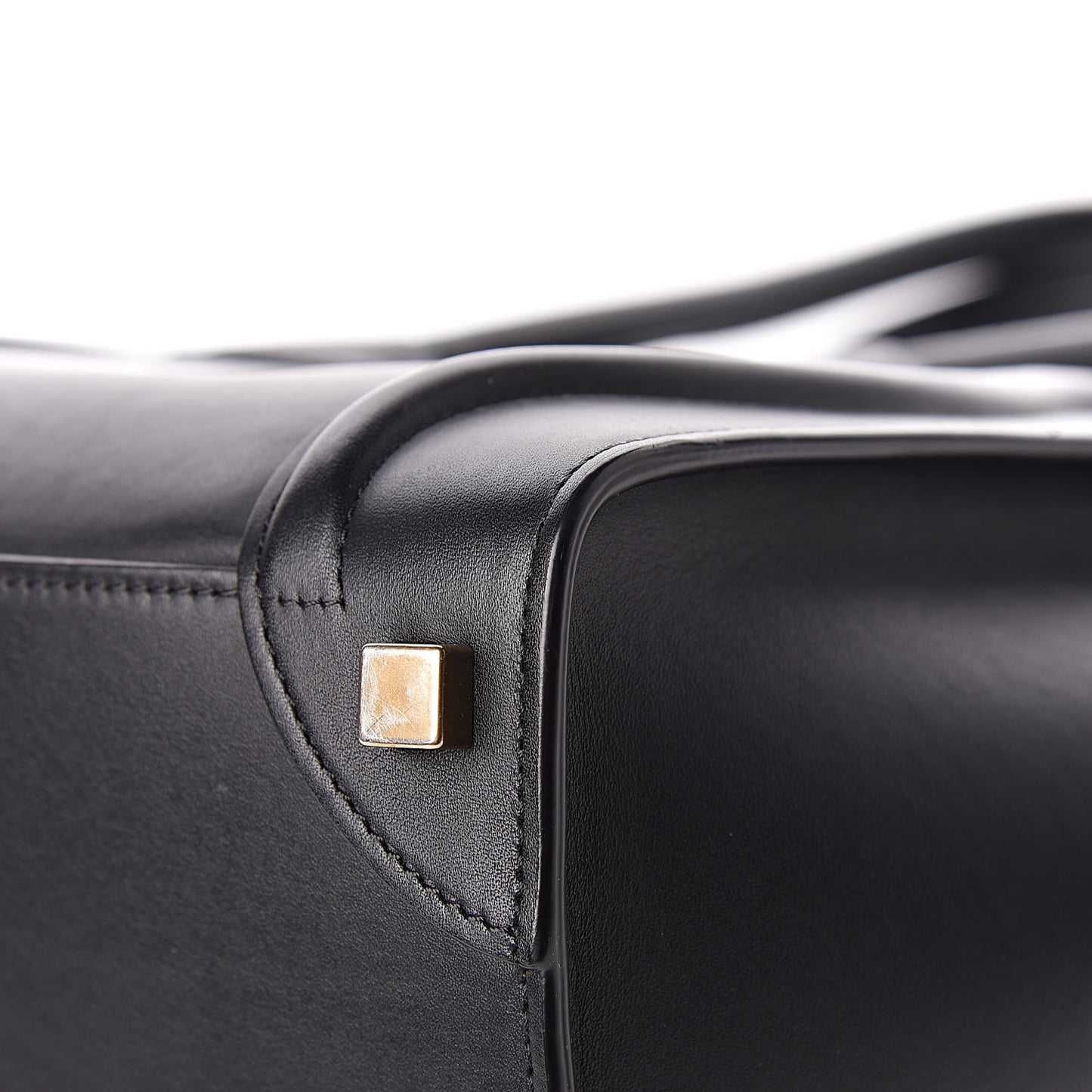 Smooth Calfskin Micro Luggage Black