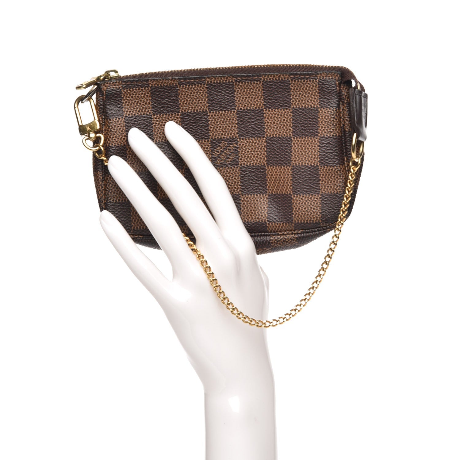 Louis Vuitton Damier Ebene Mini Pochette Accessories 2 of 8