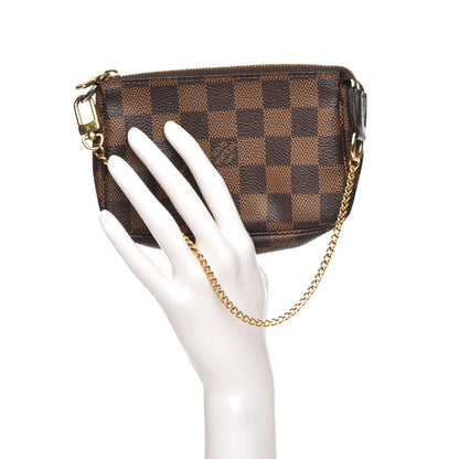 Louis Vuitton Damier Ebene Mini Pochette Accessories 2 of 8