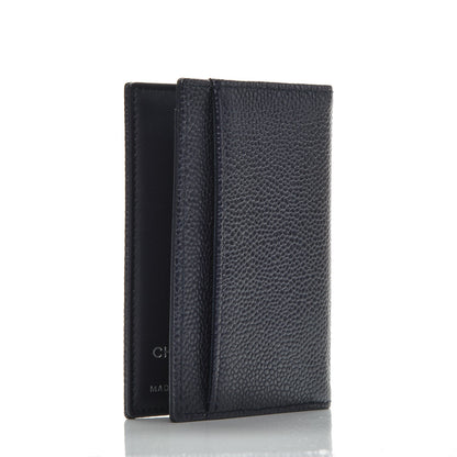 Chanel Caviar CC Timeless Card Holder Navy Blue 3 of 6