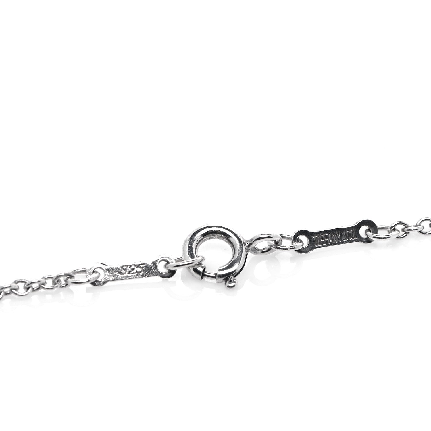 Tiffany Sterling Silver 27mm Elsa Peretti Open Heart Pendant Necklace 4 of 4