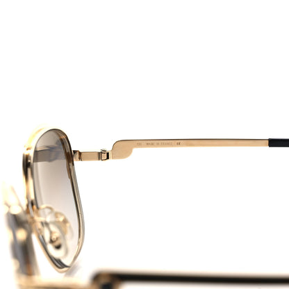Cartier Panthere De Cartier Sunglasses Gold Black 7 of 8
