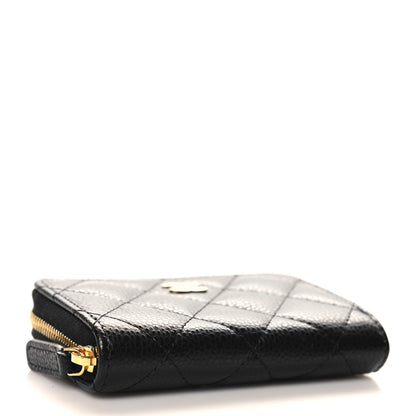 Chanel Caviar Quilted Classic Zipped Coin Purse Black 4 of 7
