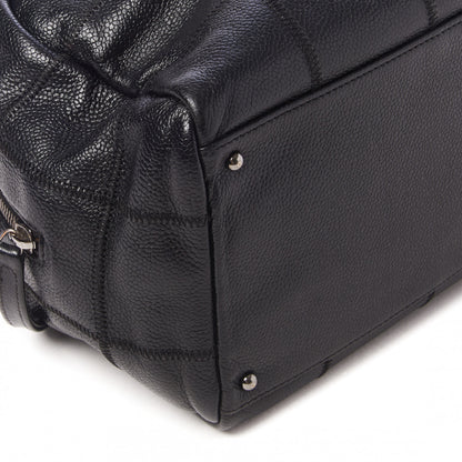 Chanel Caviar Square Stitched Tote Black 5 of 9