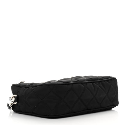 Prada Nylon Tessuto Impuntu Quilted Bandoliera Crossbody Bag Black 4 of 10