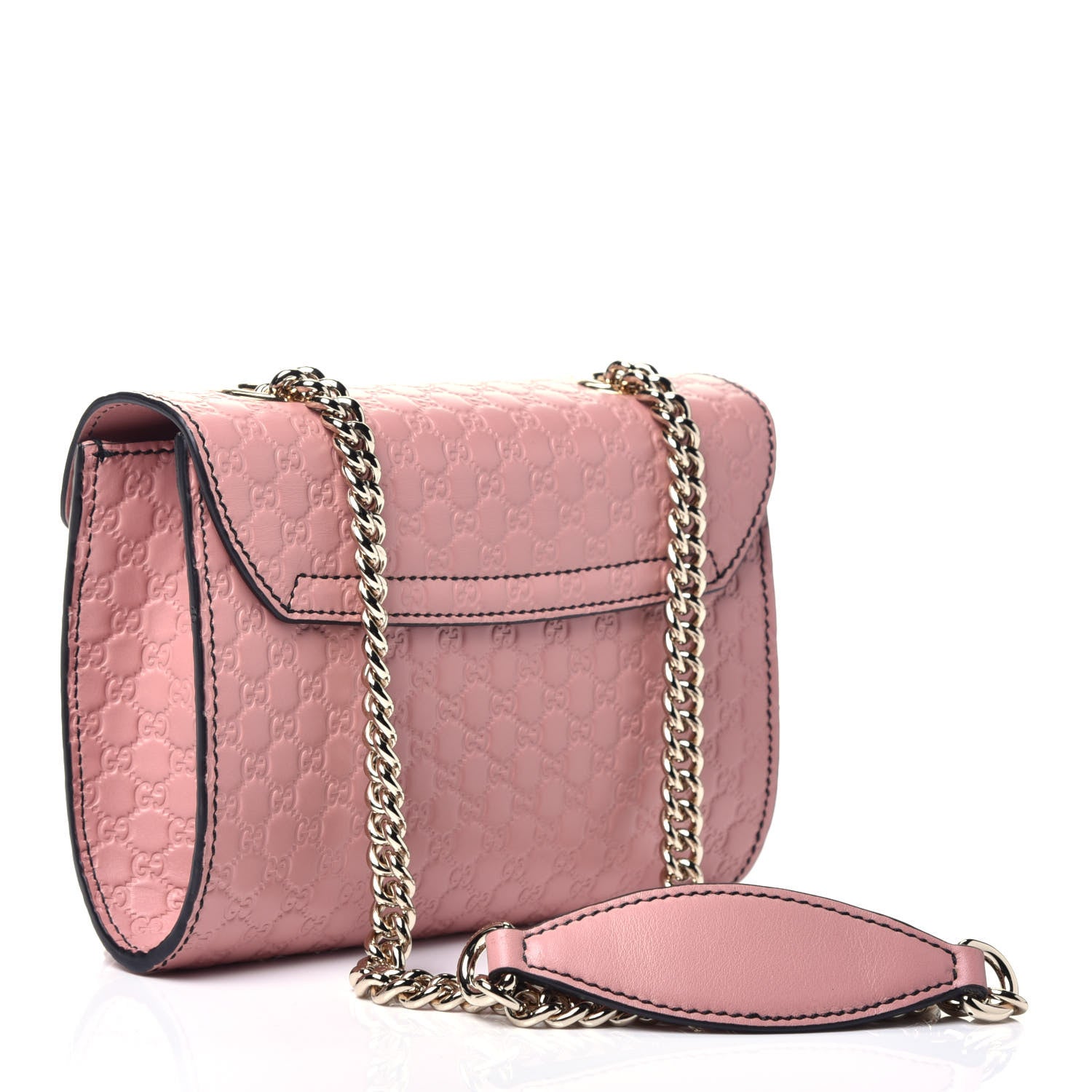 Gucci Microguccissima Mini Emily Shoulder Bag Soft Pink 3 of 9