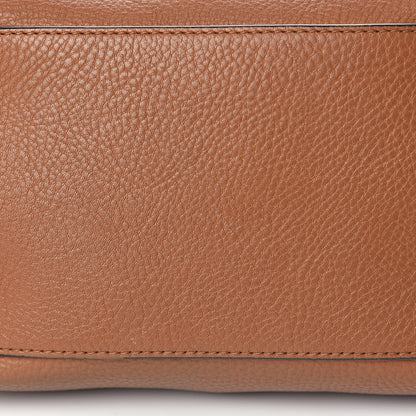 Burberry Grainy Calfskin House Check Small Maidstone Saddle Brown 10 of 15