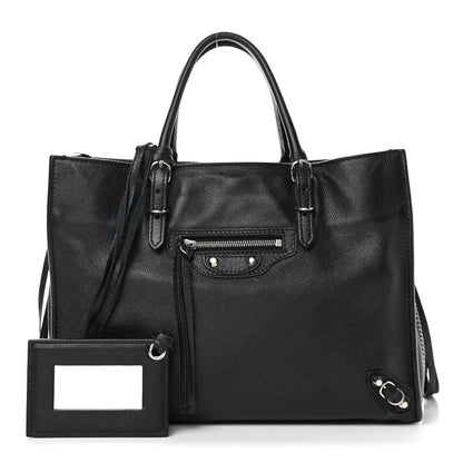 Balenciaga Veau Papier A6 Zip Around Tote Black 1 of 10