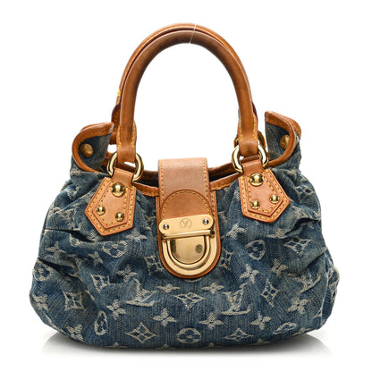 Louis Vuitton LOUIS VUITTON Monogram Denim Pleaty Blue 1 of 14