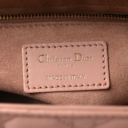 Christian Dior Lambskin Cannage Medium Lady Dior Fard 6 of 13