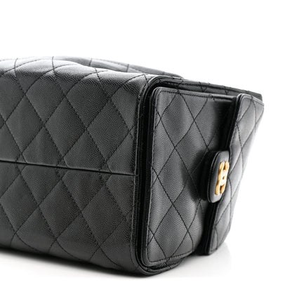 Chanel Caviar Quilted Small Chanel 25 Handbag Black Black 10 of 12