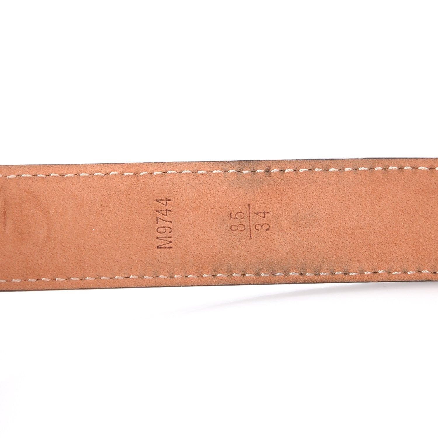 Louis Vuitton Damier Ebene Mini 25mm Belt 85 34 7 of 7